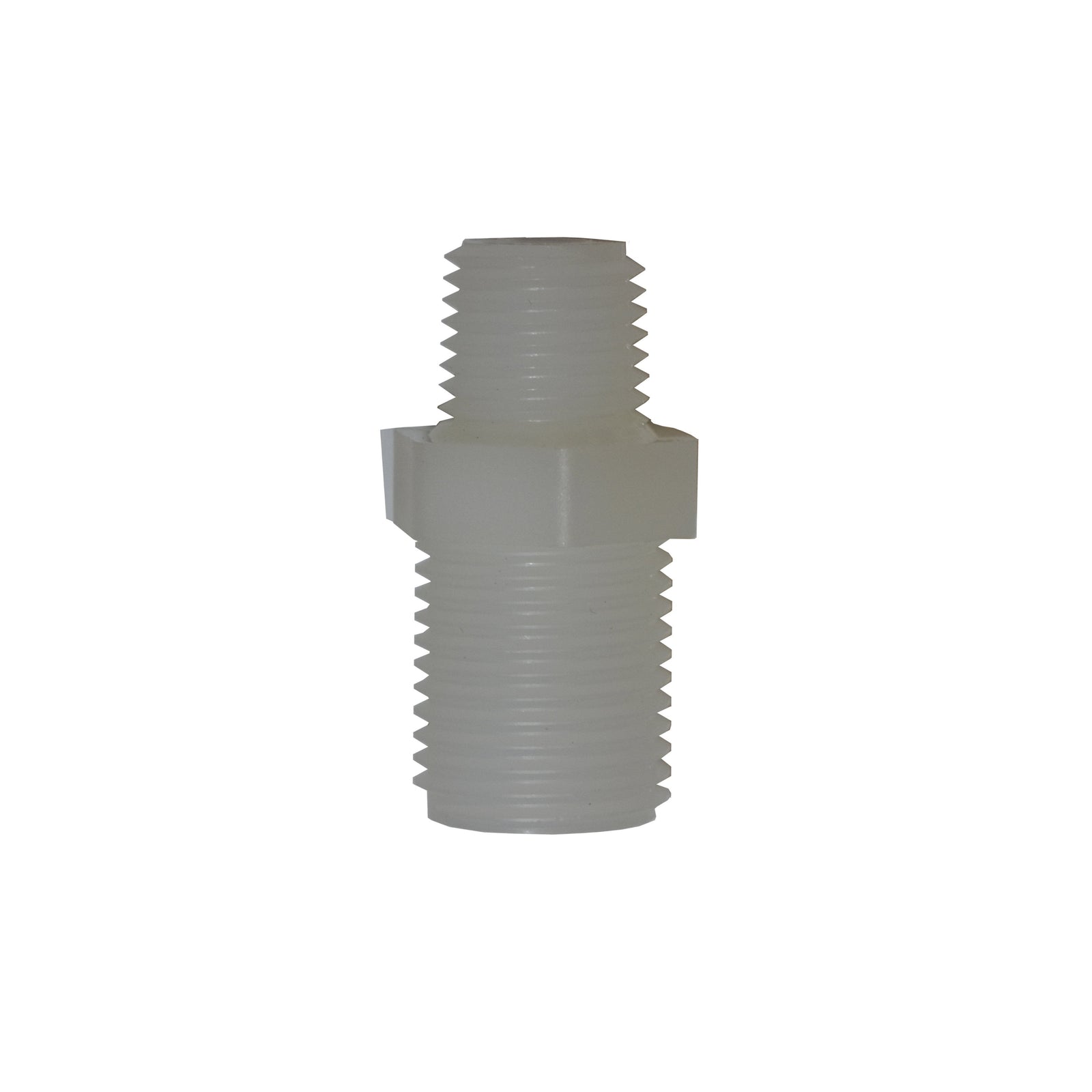 C-Dax Part – Pipe Fitting Reducer 11/16 UNCM x 1/4 UNFM Straight Plastic