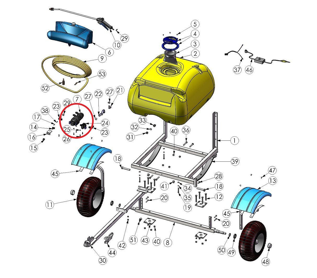 C-Dax Pump Flojet 15.1 Lpm Quad Ports