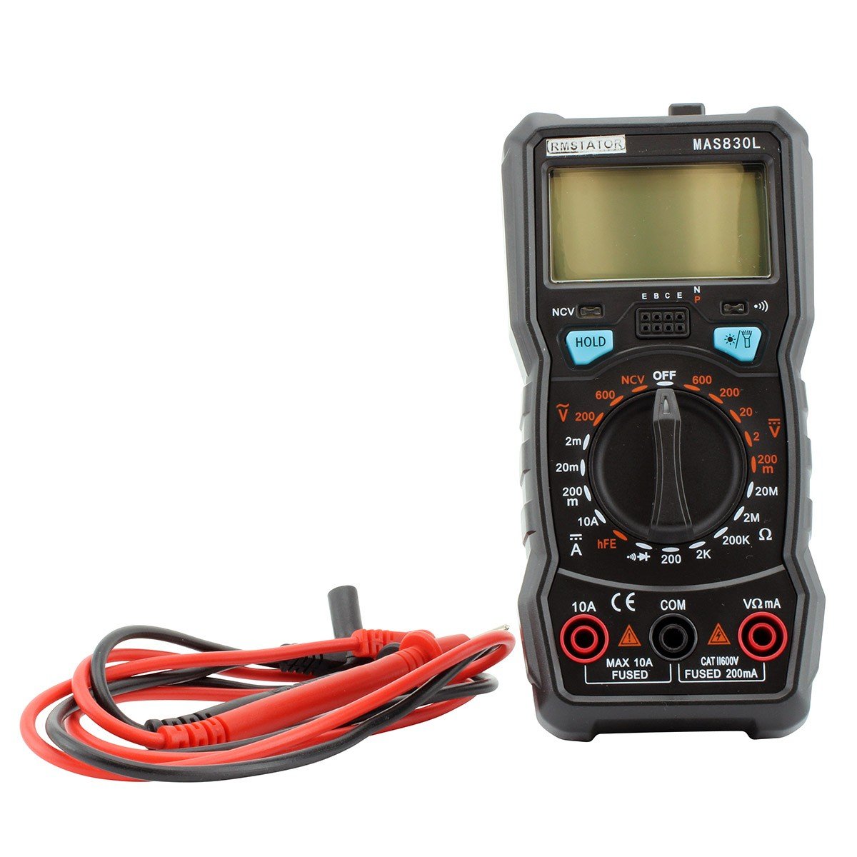 Digital Multimeter DC / AC Voltage Resistance Diode Transistor Continuity Test