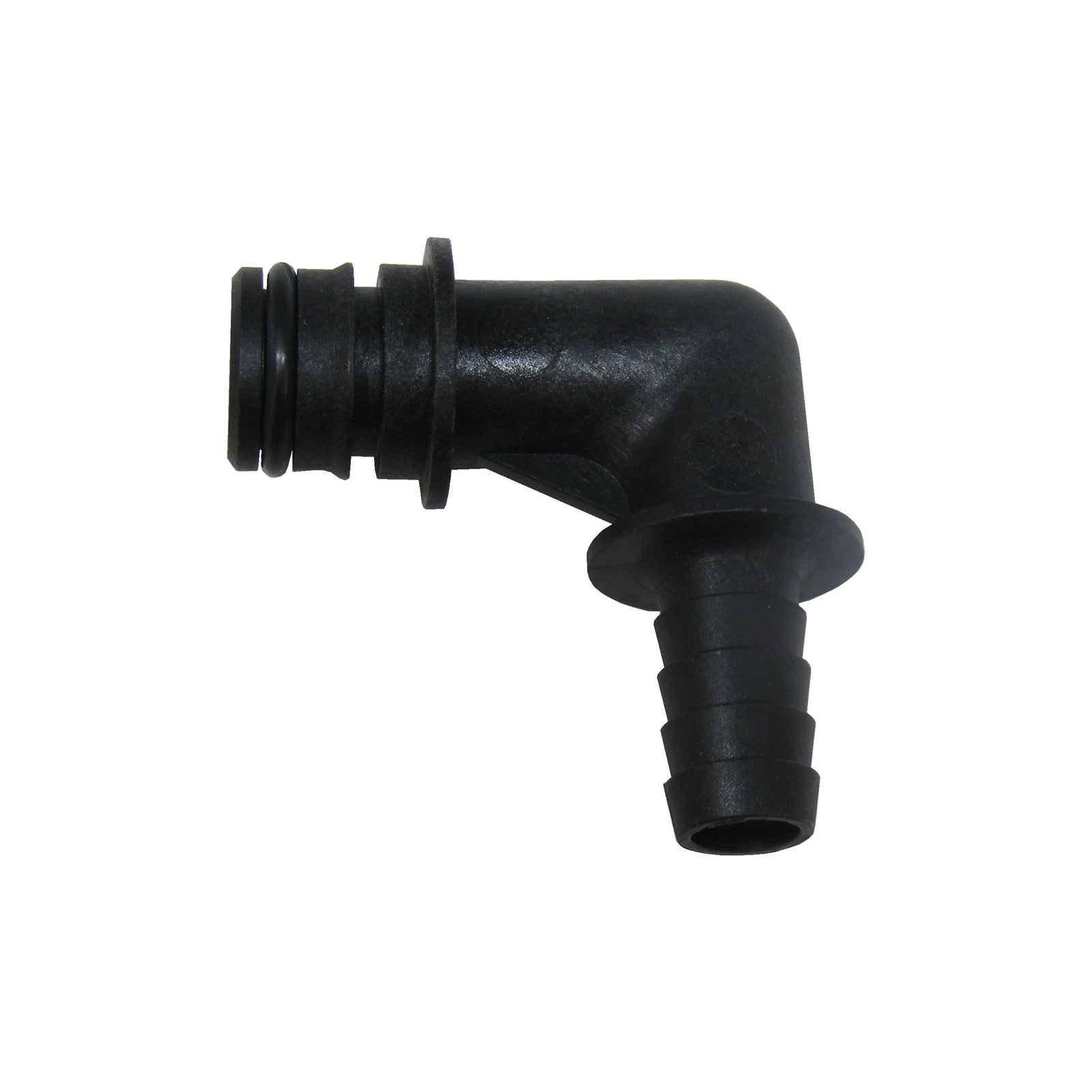 90 Degree 1/2 Hose Barb Elbow for Triplex And Quad Pump
