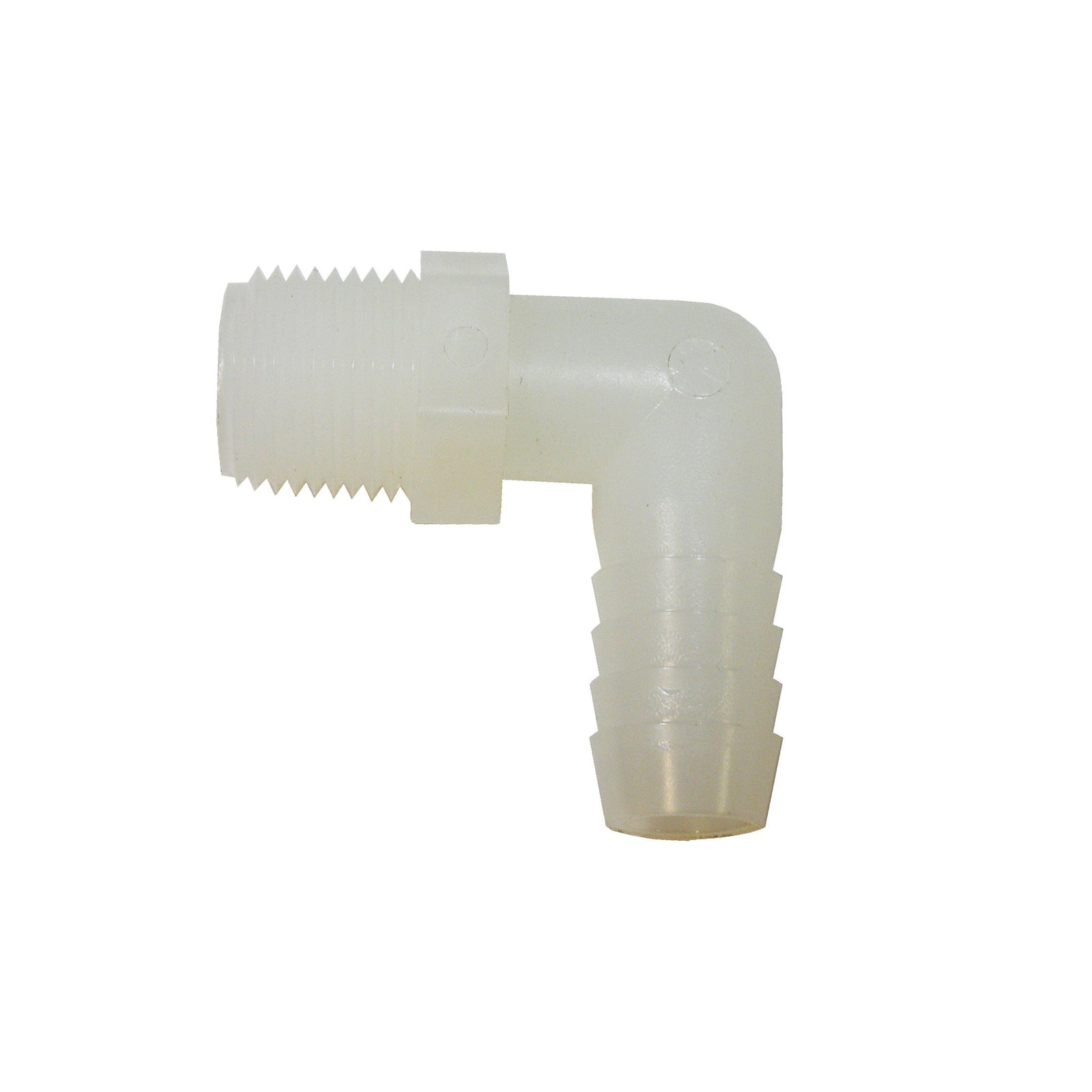 Fimco Parts And Accessories – Nylon Elbow 3/8 MNPT x 1/2 HB