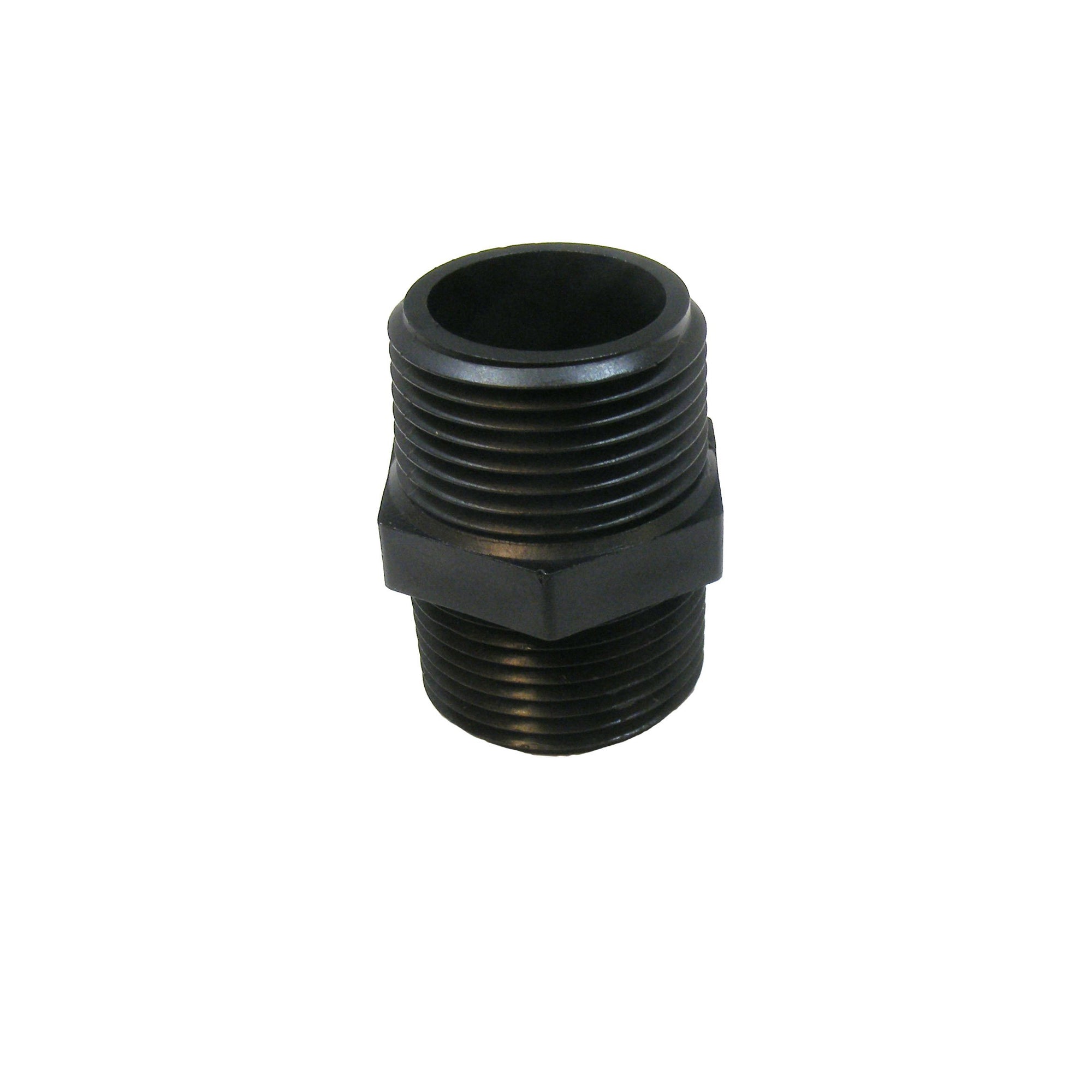 Fimco Parts And Accessories – Poly Close Hex Nipple 3/4 Inch MNPT x 3/4 MNPT