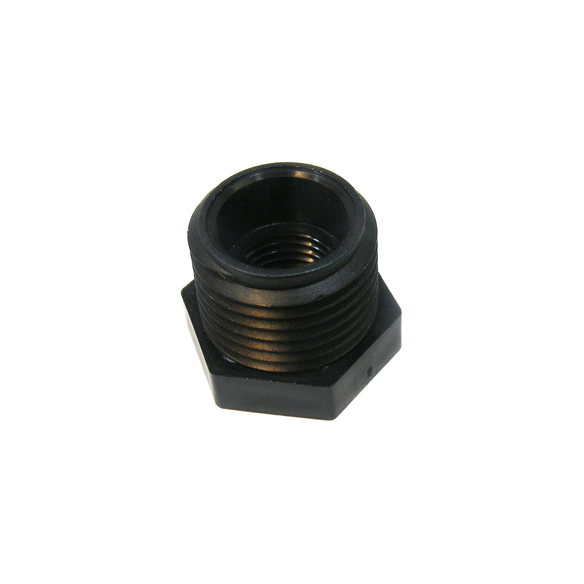 Fimco Parts And Accessories – Poly Reducer Bushing 1/2 MNPT x 1/4 FNPT