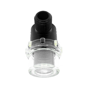 Inline Strainer 1/2 inch MNPT 50 Mesh with Clear Bowl