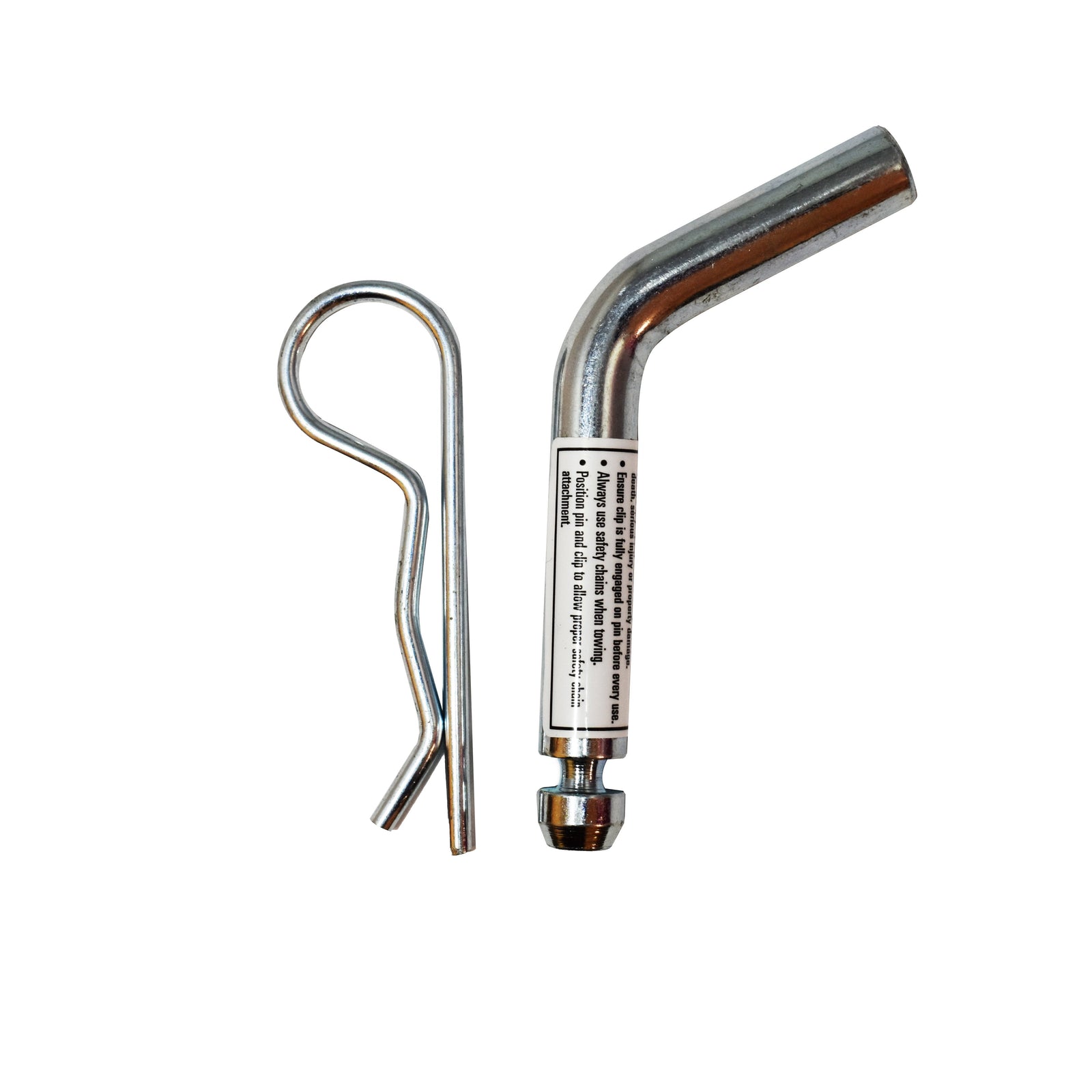 Grroved Style Hitch Pin and Clip for 1-1/4in | Sq. Receivers 5/8