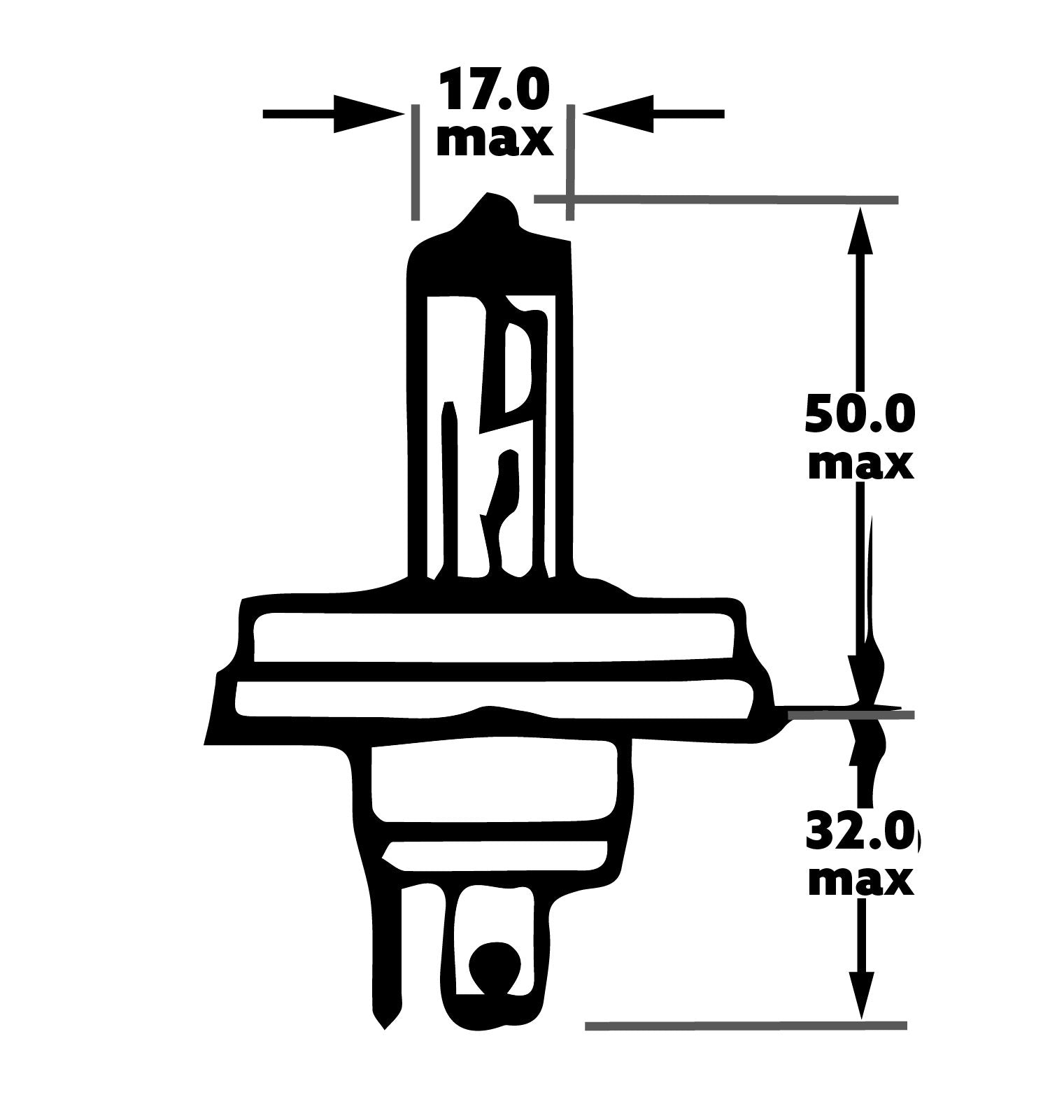 HYPER Bulb Narva H4 Halogen 12V 60/55W P45T