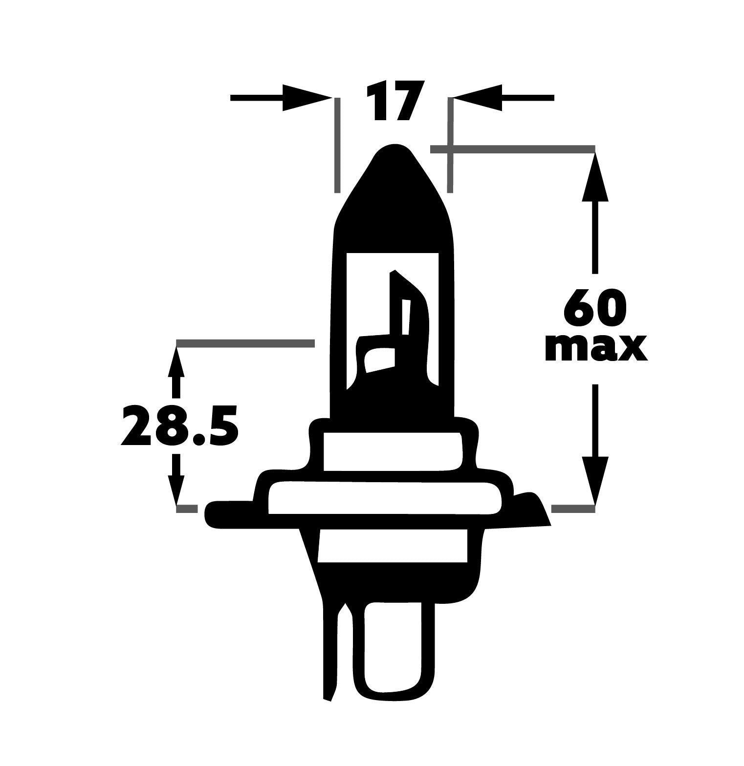 HYPER Bulb Narva H4 Halogen 12V 35/35W PX43T