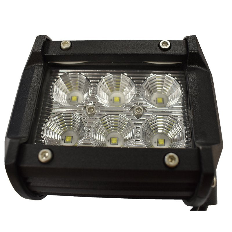 HYPER LED Single Flood Light 18W 12v 95mm x 65mm x 65mm