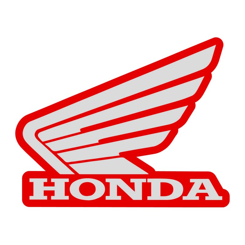 Honda ‘Wing’ – Left Hand Tank Sticker – 133mm