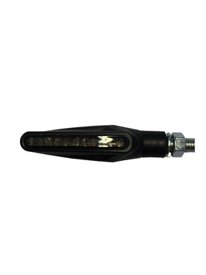 LED Indicator | Smoke Lens/Black Stem