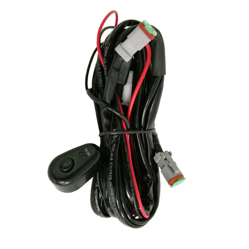 HYPER LED Light Bar Wiring Loom 12v Single Connector