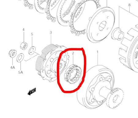 One-Way Clutch Bearing – Suzuki / Yamaha OEM 4SH-16664-00-00