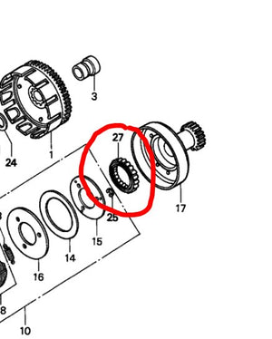 One Way Clutch Bearing | Honda | TRX 250 | 2002-20 | Kawasaki | Bayou 185 – 220-250-300 1986-11