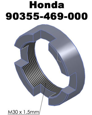 SWING ARM NUT | Honda | TRX | OEM 90355-469-000