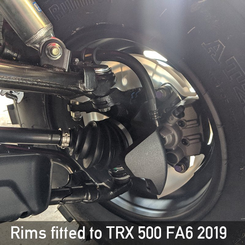 Steel Rim | Black | 12×6 | 4/110 PCD | offset+15 | Forreste - Rødkilde ATV