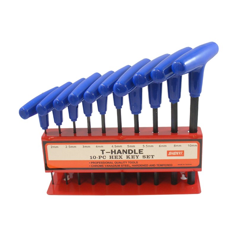 T-Bar Allen Key Set – 10 Piece