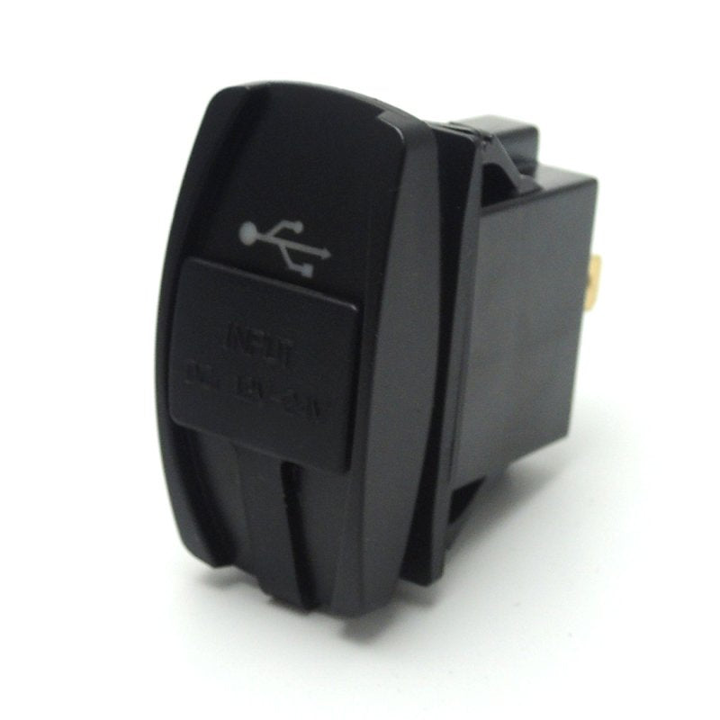 UTV Dash USB Port Double Polaris Blue RZR4/Ranger XP