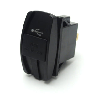 UTV Dash USB Port Double Polaris Blue RZR4/Ranger XP