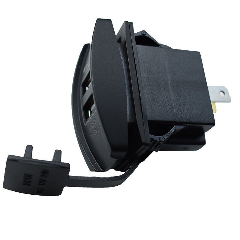 UTV Dash USB Port Double Polaris Blue RZR4/Ranger XP
