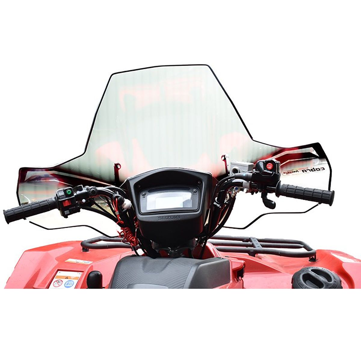 Universal ATV Windscreen with Light Cut Out | Cobra ProTEK