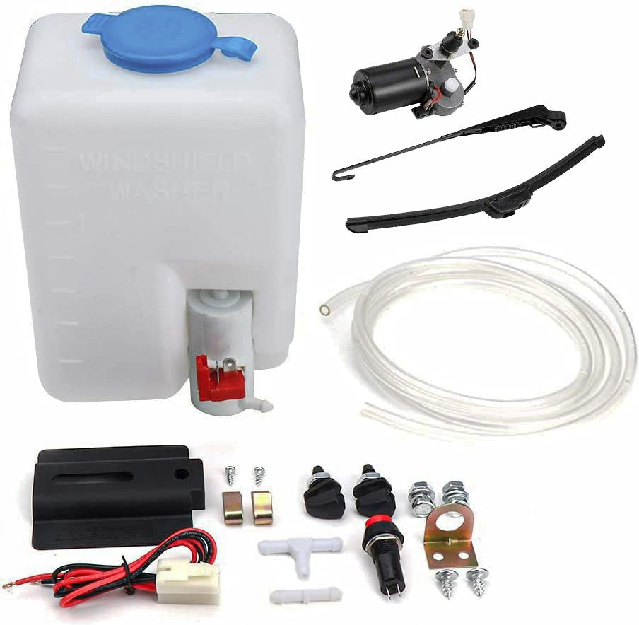 Windscreen Wiper and Washer Kit Universal