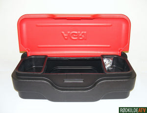 110.0020 - Box - Tool Box Front - Agri - Red / Black (memo dimention) - Rødkilde ATV