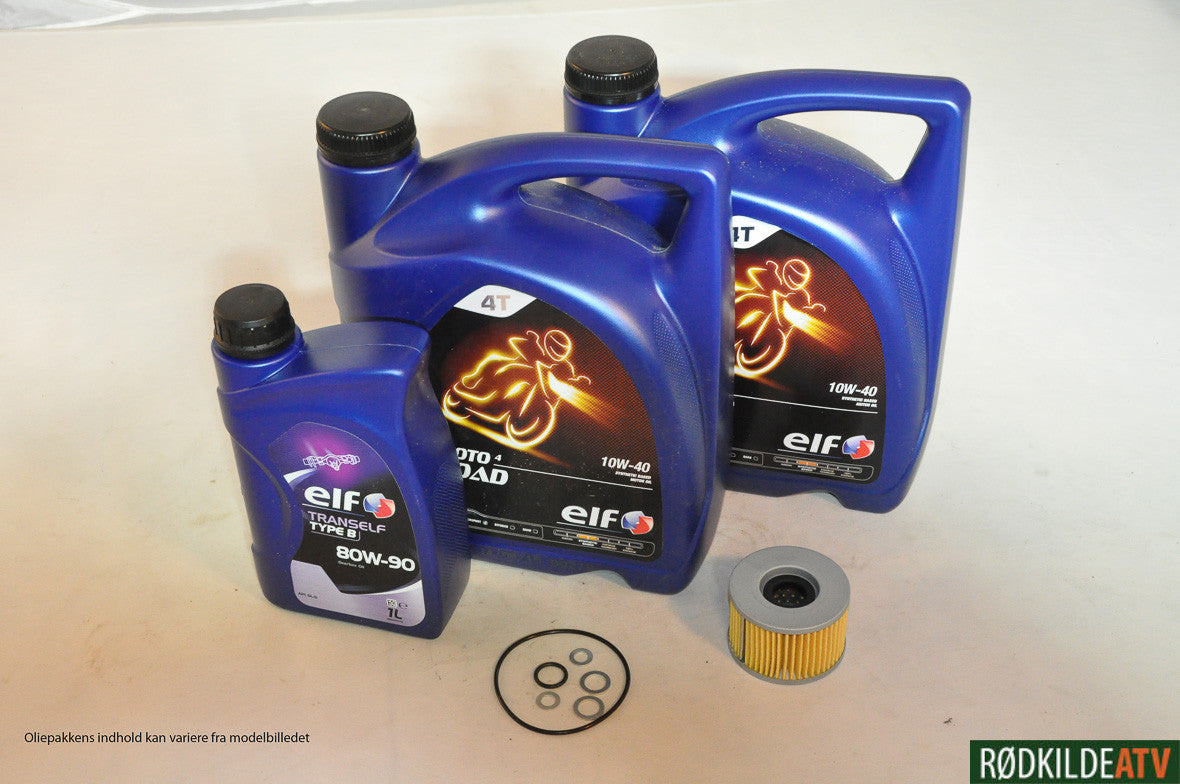 Olieskiftpakke til Honda TRX 500 FA/FPA Rubicon (indtil 2014) - Rødkilde ATV