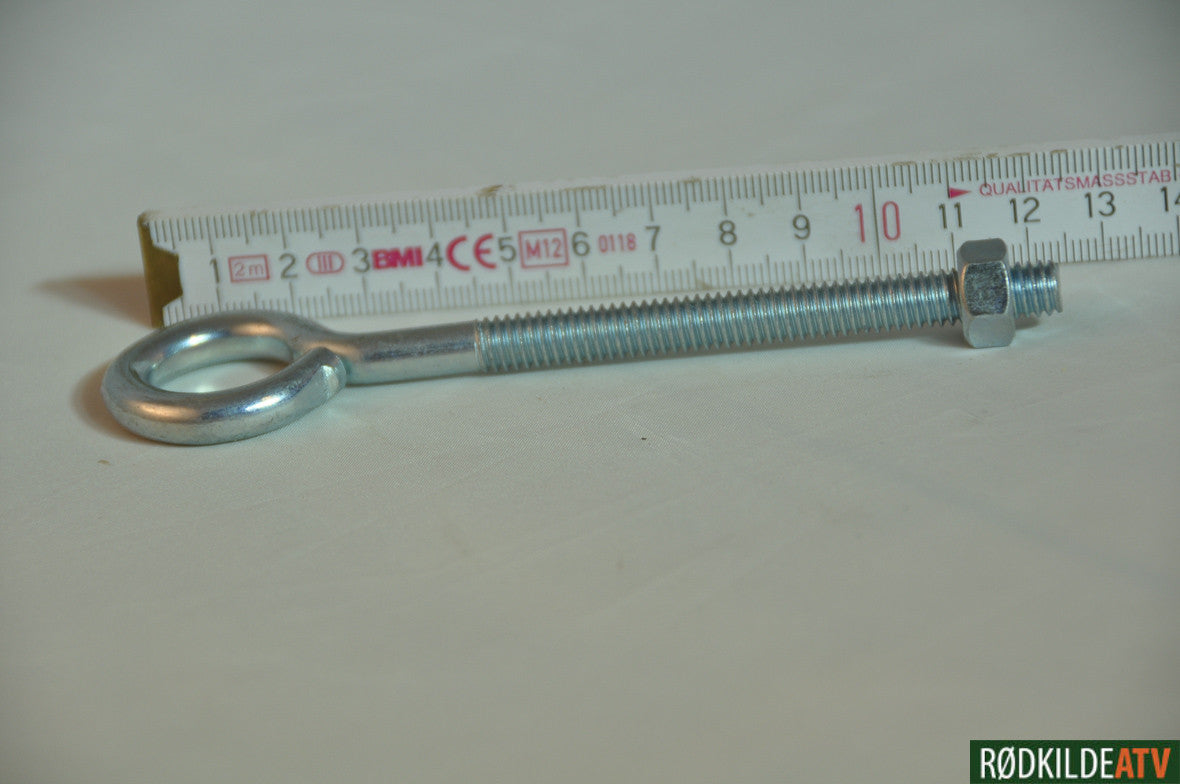 204002 - Kunz Bolt - Eye Fjederstrammer. 7" x 5/16" Til H60B og Pro60V - Rødkilde ATV