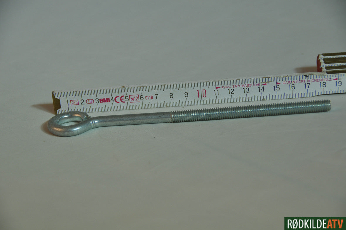 204005 - Kunz Bolt - Eye Fjederstrammer. 5" x 5/16" Til MR55 til og med 2008 - Rødkilde ATV