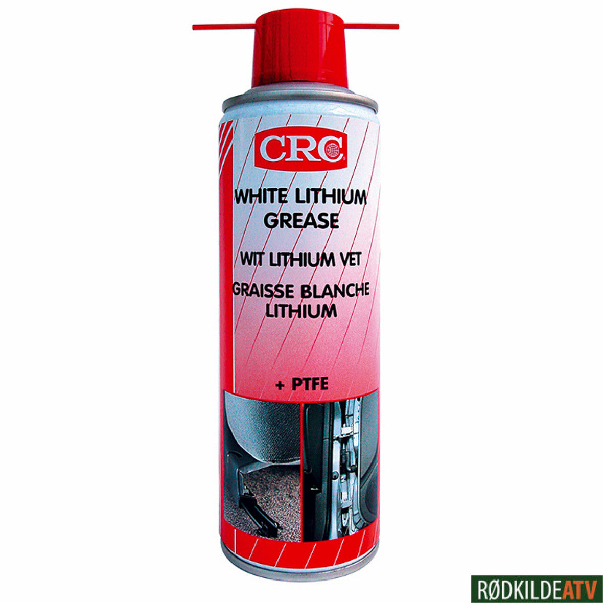 210.0220 - CRC WHITE LITHIUM GREASE + PTFE  300 ML - Rødkilde ATV