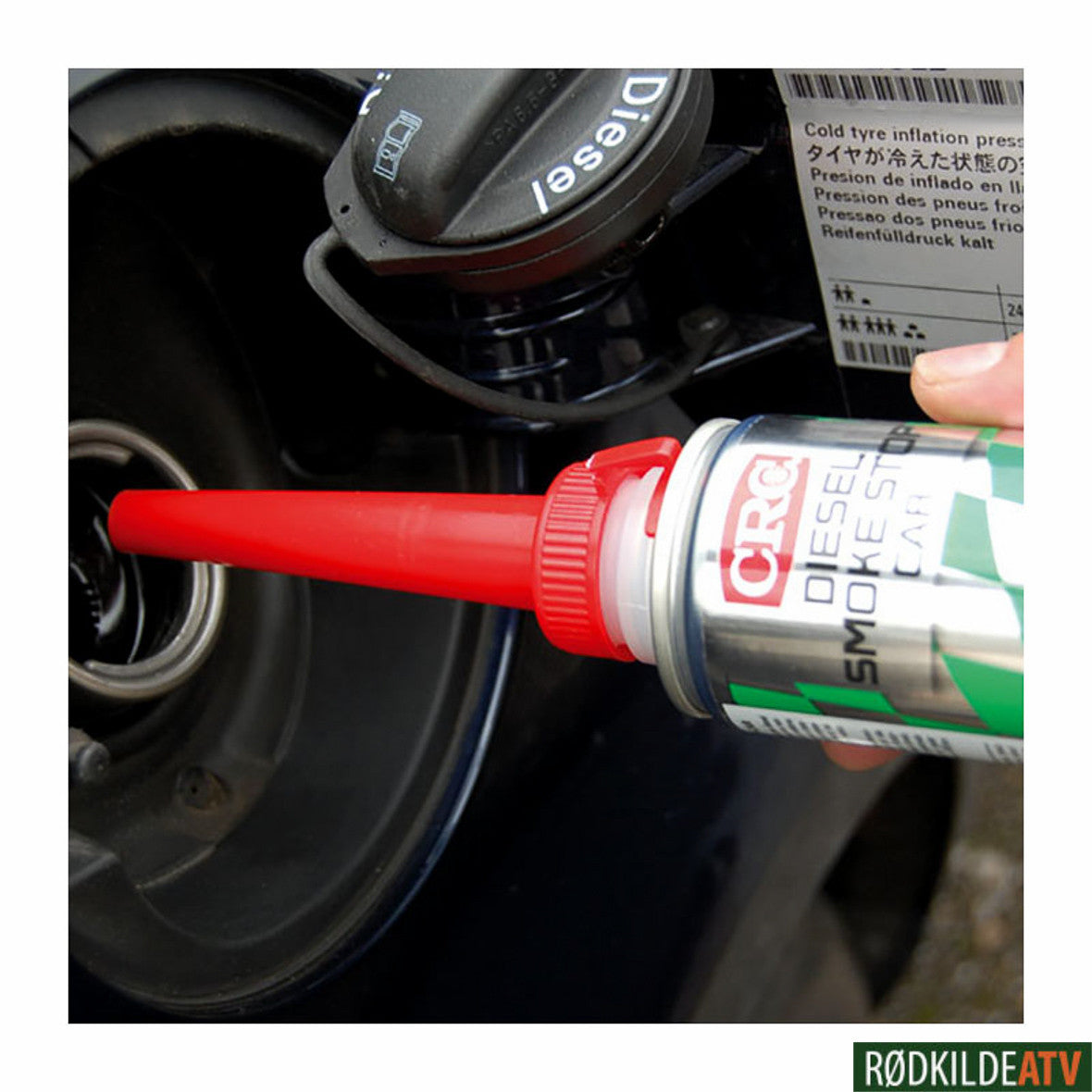 210.0640 - CRC DIESEL SMOKE STOP CAR 200ML - Rødkilde ATV