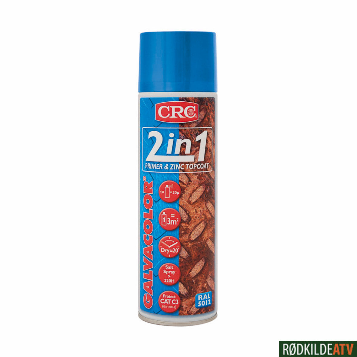 210.0840 - CRC GALVACOLOR 5012 BLUE 500 ML - Rødkilde ATV