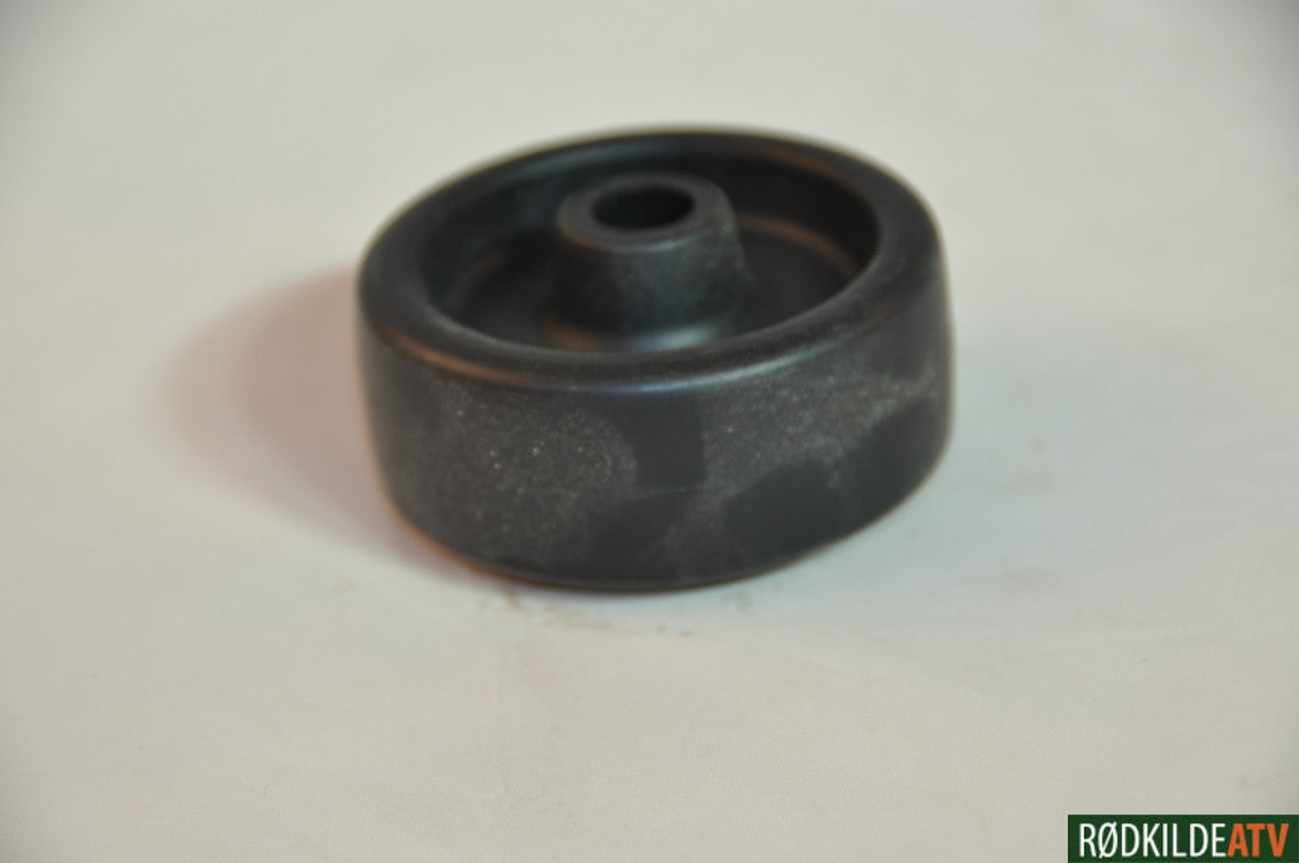 226000 - Kunz plastic wheel (3.0 OD x 1.25 wide x .50 hub) (sort støttehjul til Finish Cut) - Rødkilde ATV