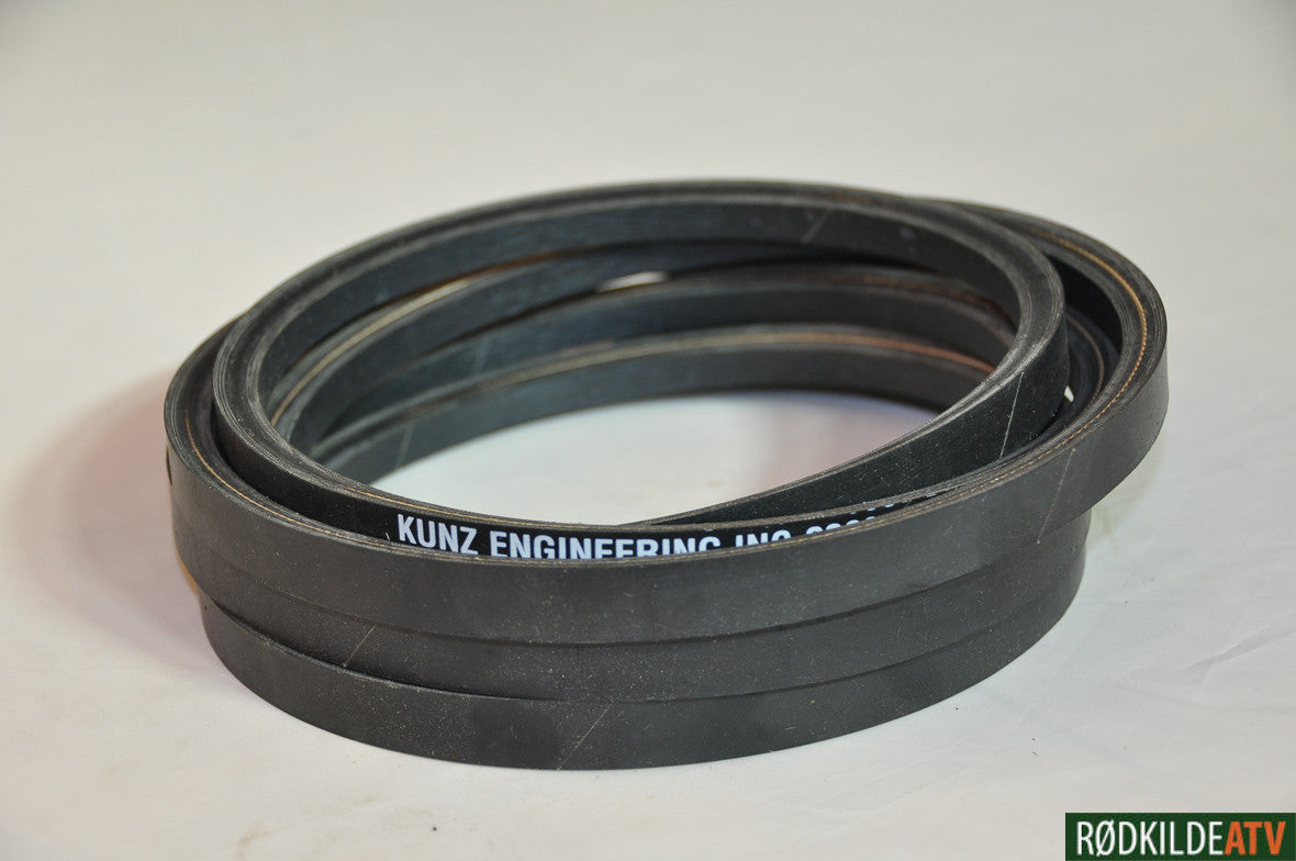 238007 - Kunz Drivrem til Rough Cut MR 44B - Rødkilde ATV