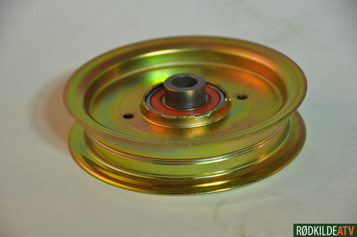 241009 - Kunz Flad idler 4" OD x ½ hole steel) - Rødkilde ATV