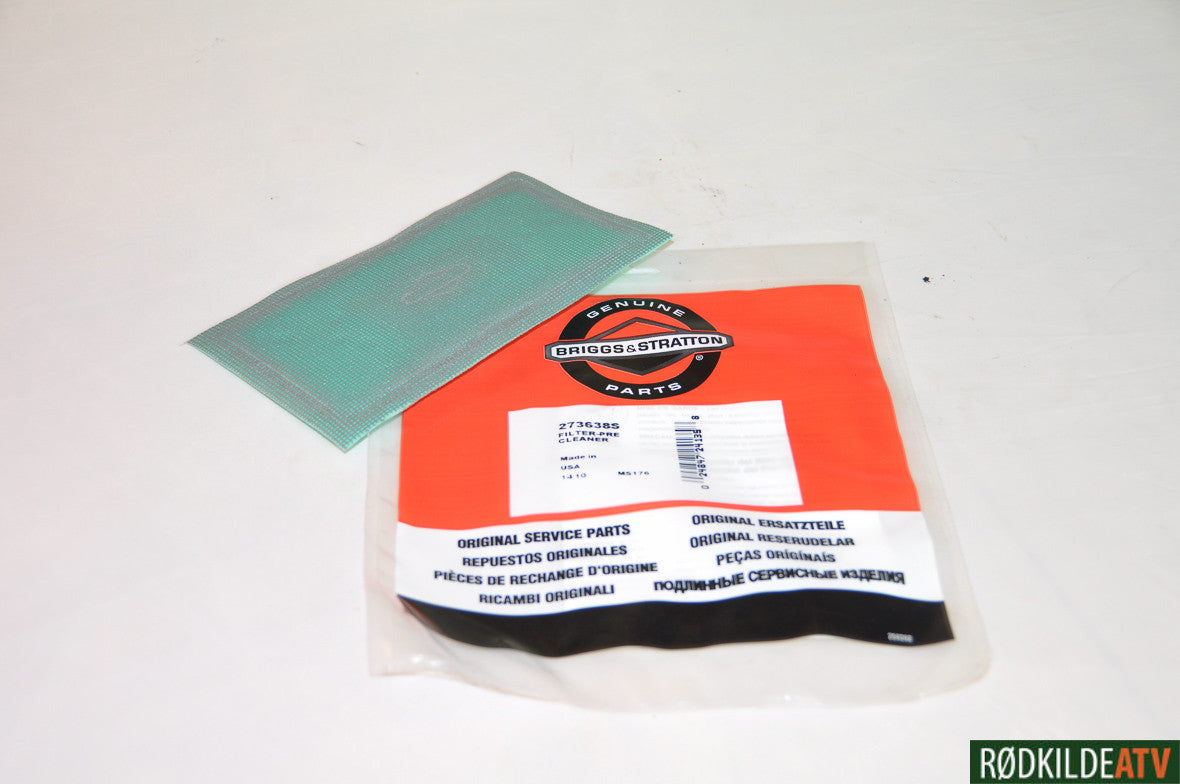 273638S - Luftfilter - Precleaner 22HP/23 HP Briggs Intek (Used from 2006 -2012)  til Rough Cut MR55 - Rødkilde ATV