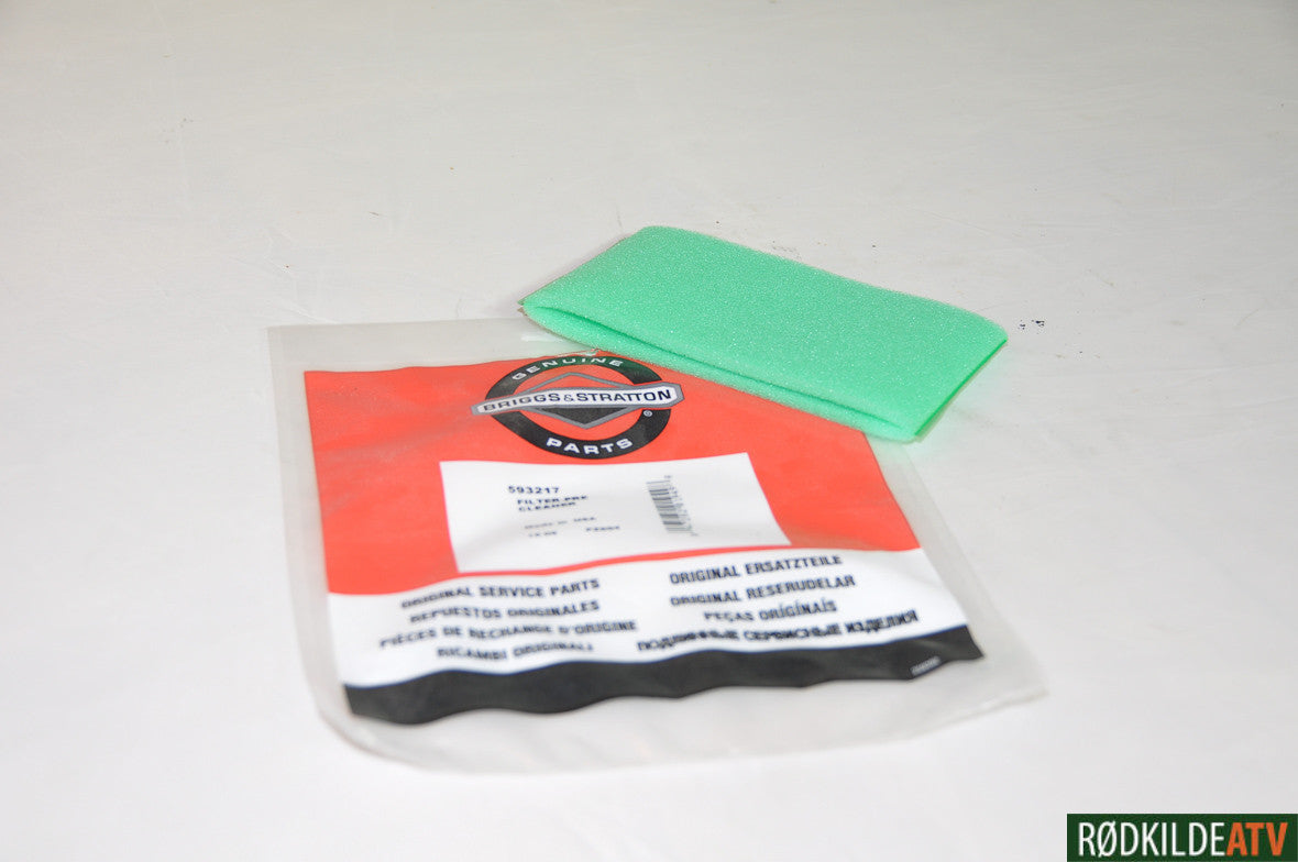 593217 - Luftfilter - Precleaner (fint støv) Briggs & Stratton - Rødkilde ATV