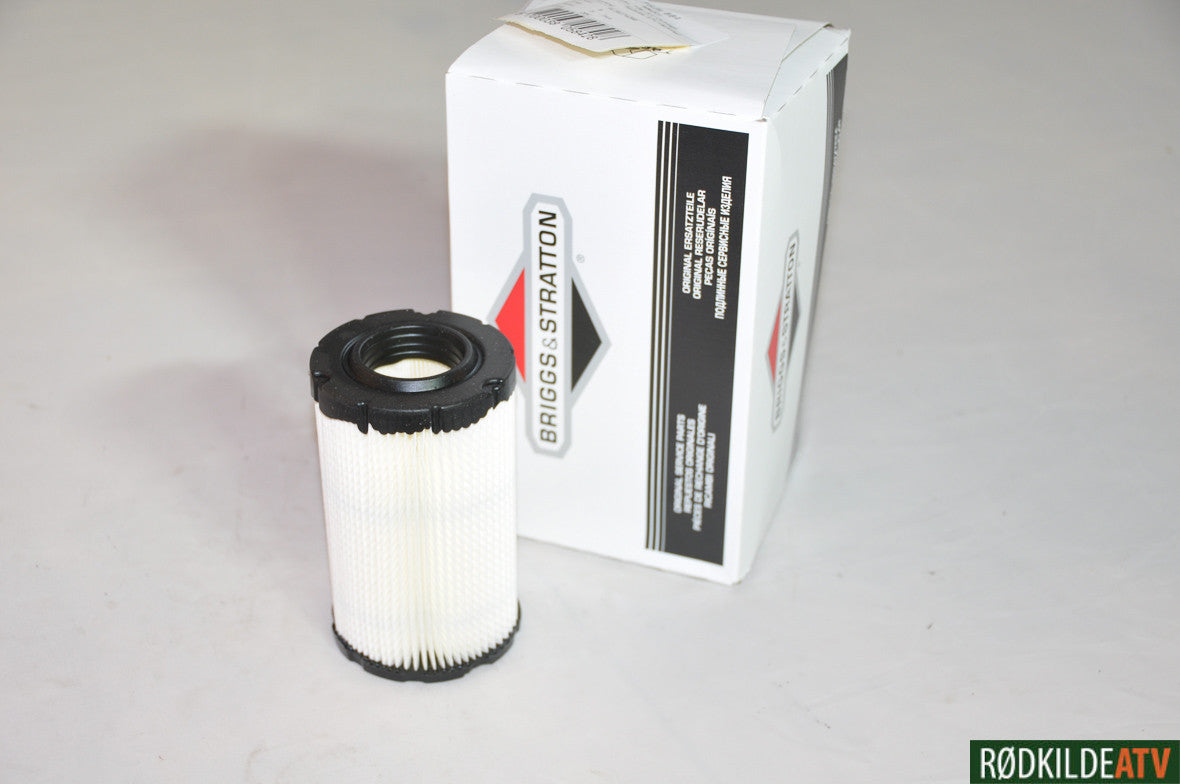 594201 - Luftfilter 19.5HP/23HP Briggs Intek (used from 2012 - 2014 / 2010 - 2014 for MR44) - Round canister style air filter til Rough Cut MR55 og MR44 og H60B (2010-2014) (gl nummer 591334) - husk precleaner 797704 - Rødkilde ATV