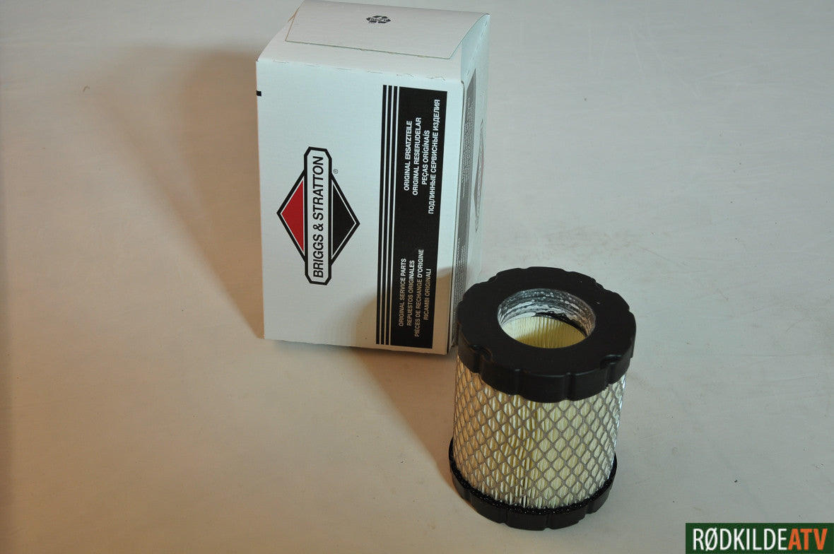 798897 - Luftfilter 23HP Briggs Commercial Turf (used from 2015 - ) - Round canister style air filter til Rough Cut MR55 ) husk precleaner 593217 - Rødkilde ATV