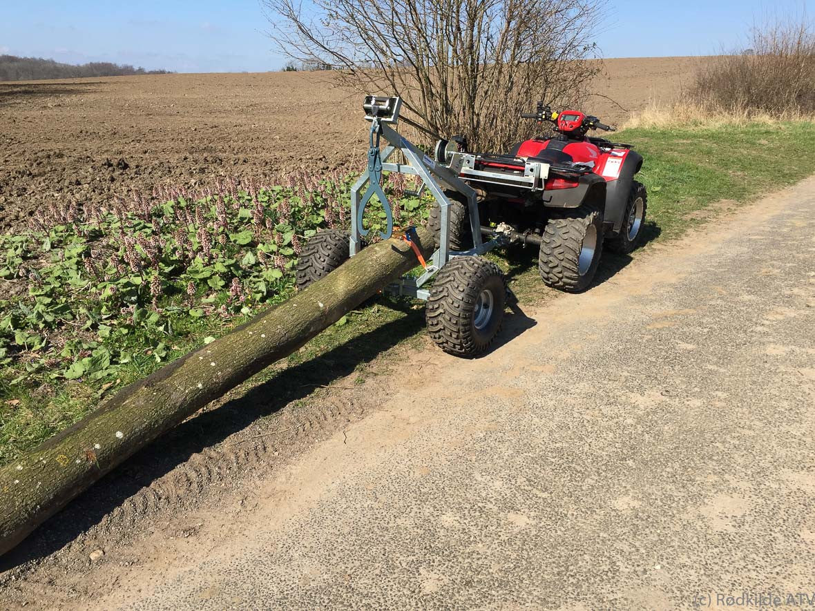 Svensk trævogn til udkørsel af stammer