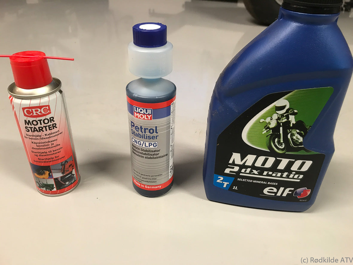 Totaktspakke (olieskiftpakke) til Adly 100