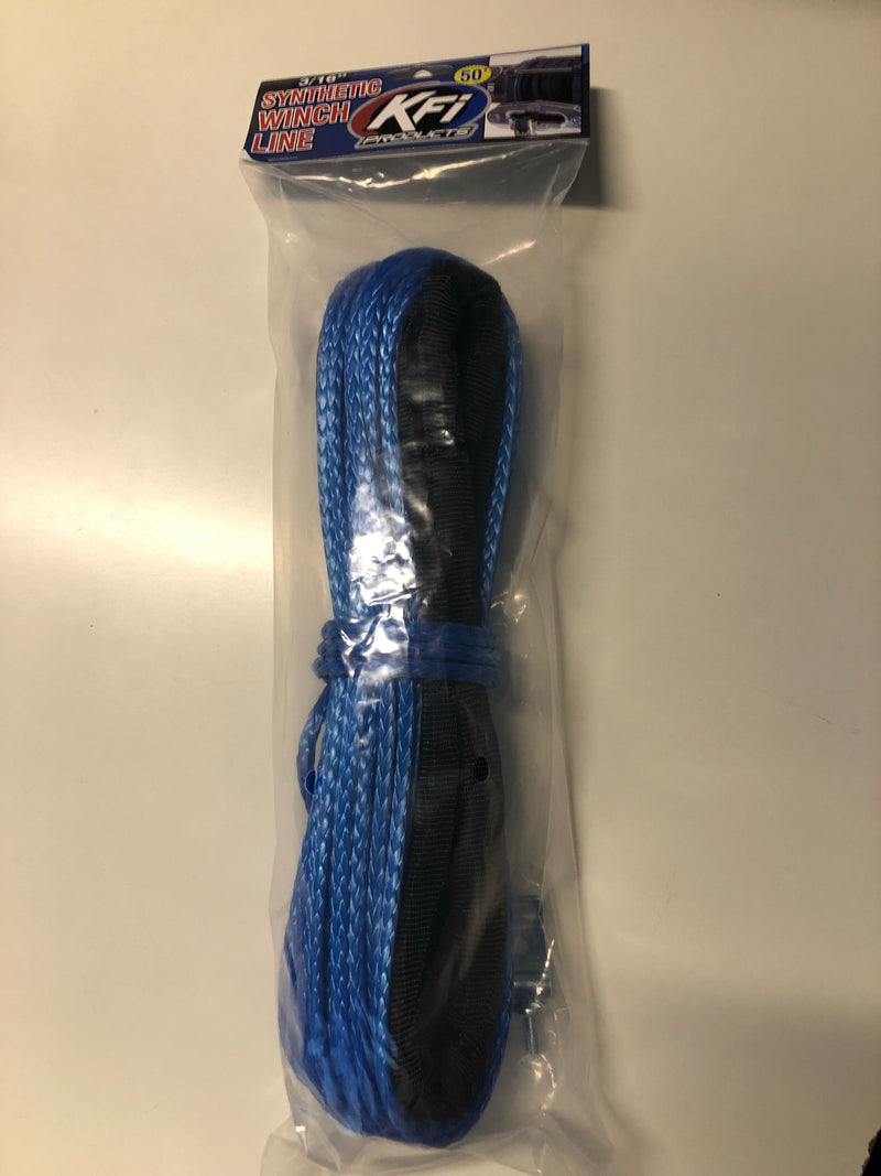 SYN19-B50 - Syntetisk kabel 3/16" x 50' KFI spil 4900 lbs